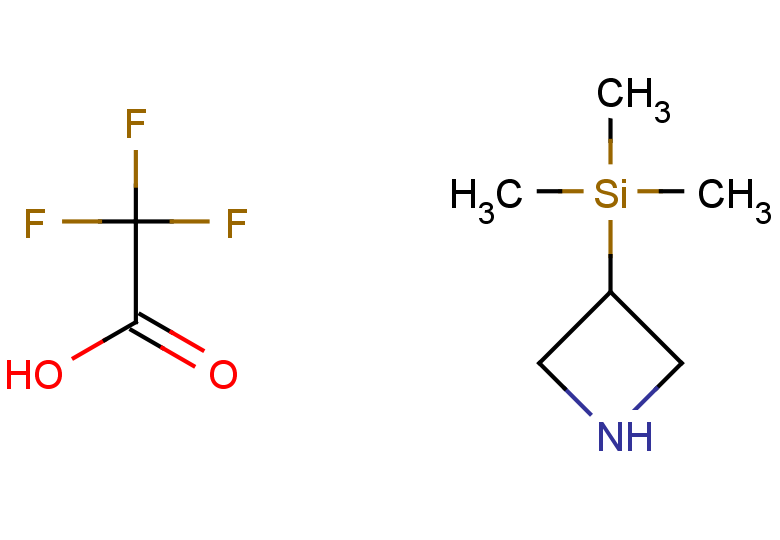 2,2,2-trifluoroacetic acid; 3-(trimethylsilyl)azetidine