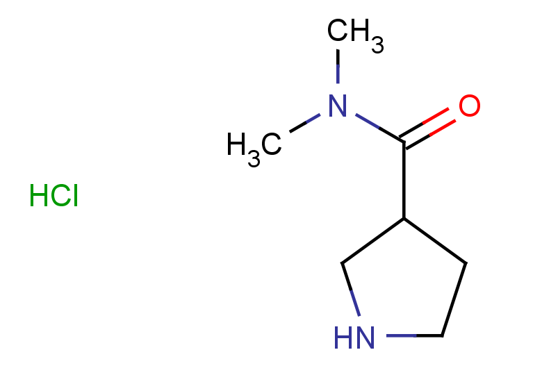 N,N-dimethylpyrrolidine-3-carboxamide hydrochloride