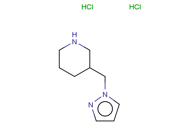 3-(1H-pyrazol-1-ylmethyl)piperidine dihydrochloride