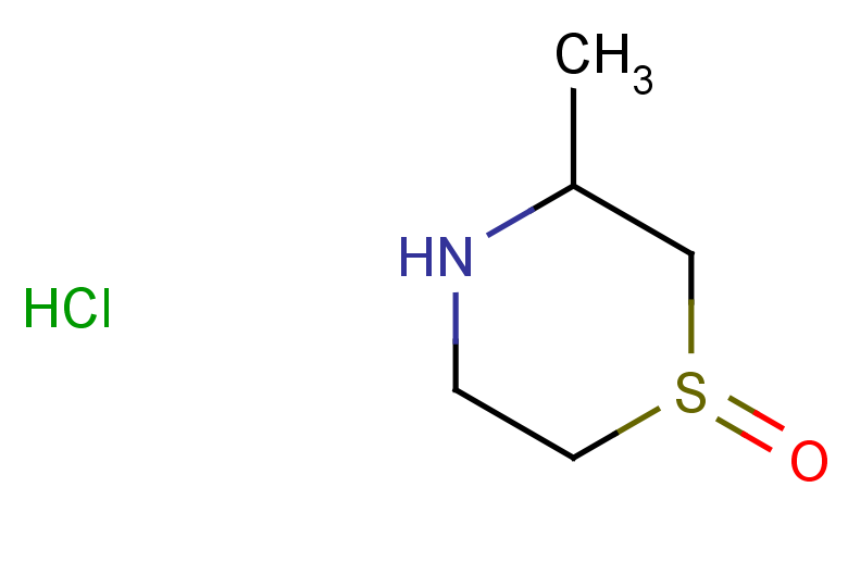 3-methyl-1$l^{4},4-thiomorpholin-1-one hydrochloride