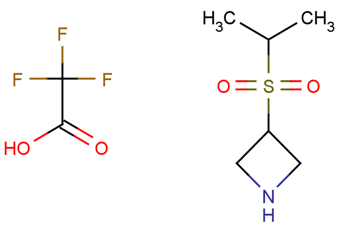 2,2,2-trifluoroacetic acid; 3-(propane-2-sulfonyl)azetidine