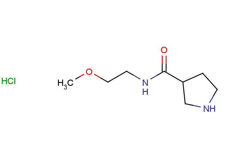 N-(2-methoxyethyl)pyrrolidine-3-carboxamide hydrochloride