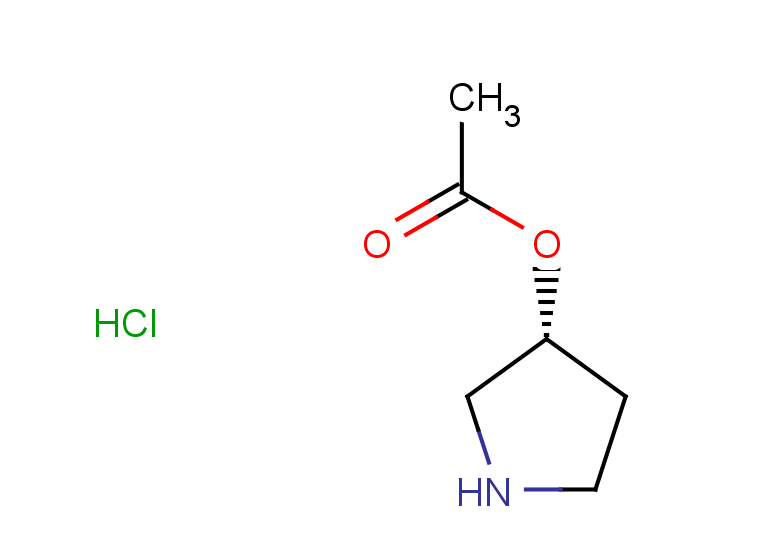 (3R)-pyrrolidin-3-yl acetate hydrochloride
