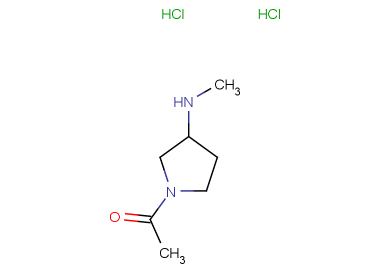 1-[3-(methylamino)pyrrolidin-1-yl]ethan-1-one dihydrochloride