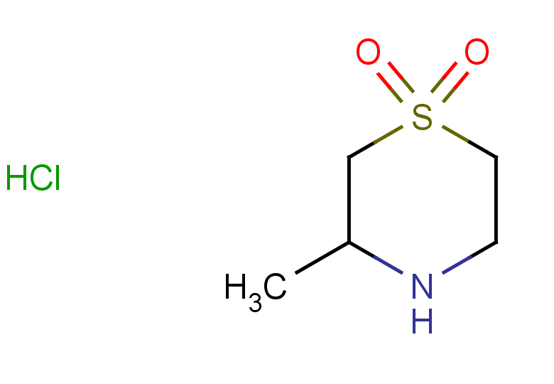 3-methyl-1$l^{6},4-thiomorpholine-1,1-dione hydrochloride