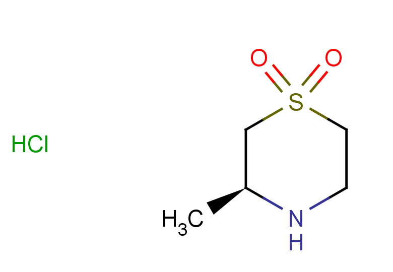 (3S)-3-methyl-1$l^{6},4-thiomorpholine-1,1-dione hydrochloride