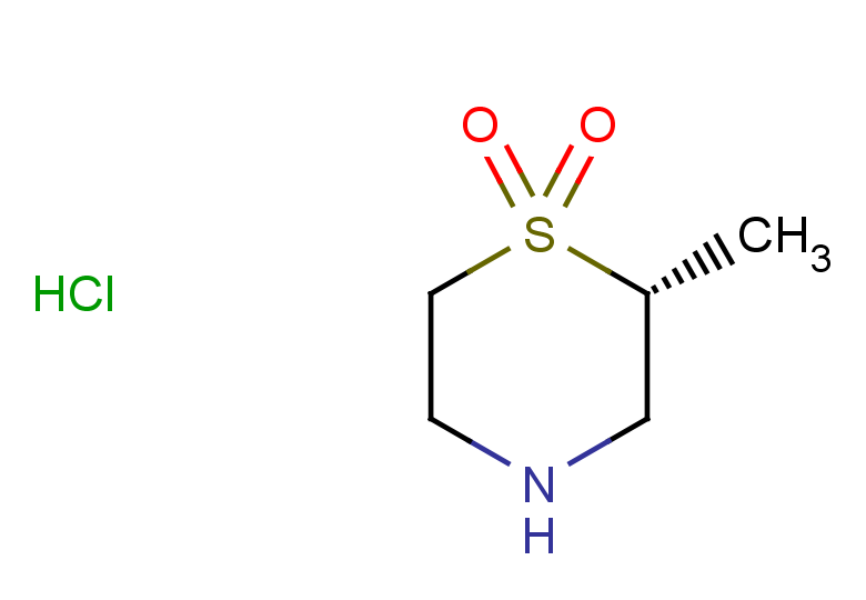 (2R)-2-methyl-1$l^{6},4-thiomorpholine-1,1-dione hydrochloride