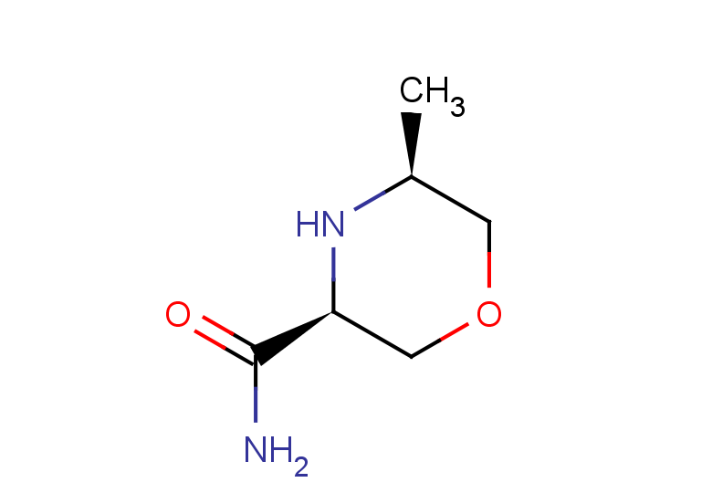 (3S,5S)-5-methylmorpholine-3-carboxamide
