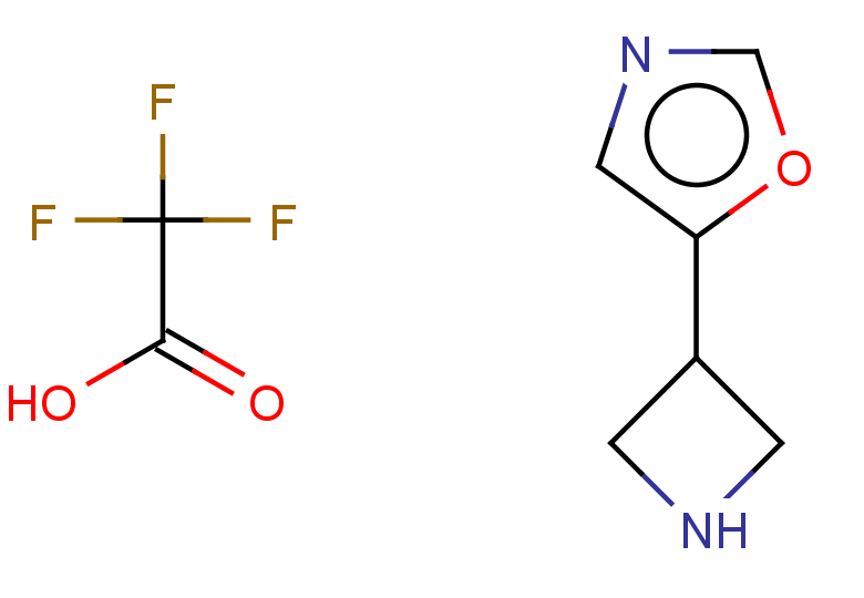 2,2,2-trifluoroacetic acid; 5-(azetidin-3-yl)-1,3-oxazole
