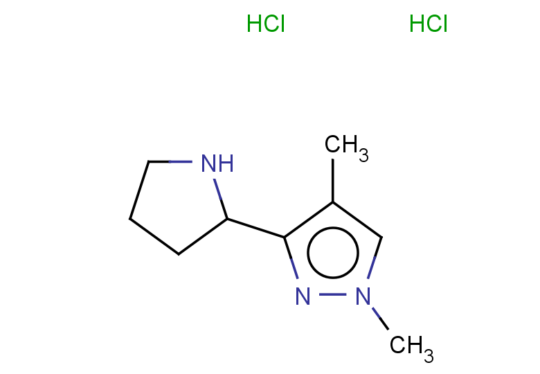 1,4-dimethyl-3-(pyrrolidin-2-yl)-1H-pyrazole dihydrochloride