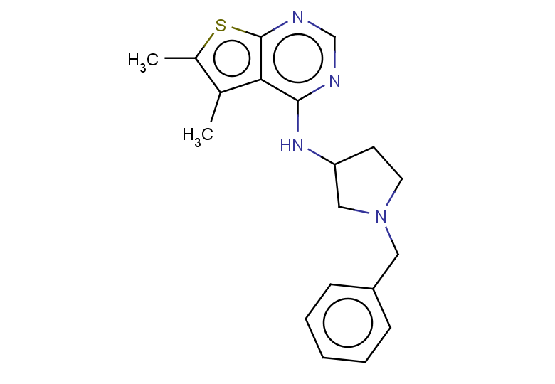 1-benzyl-N-{5,6-dimethylthieno[2,3-d]pyrimidin-4-yl}pyrrolidin-3-amine