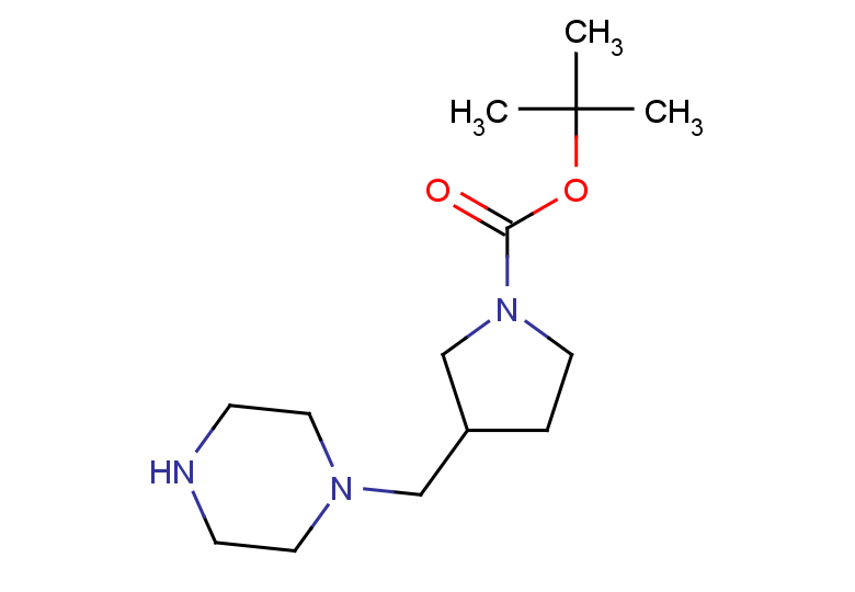 tert-butyl 3-(piperazin-1-ylmethyl)pyrrolidine-1-carboxylate