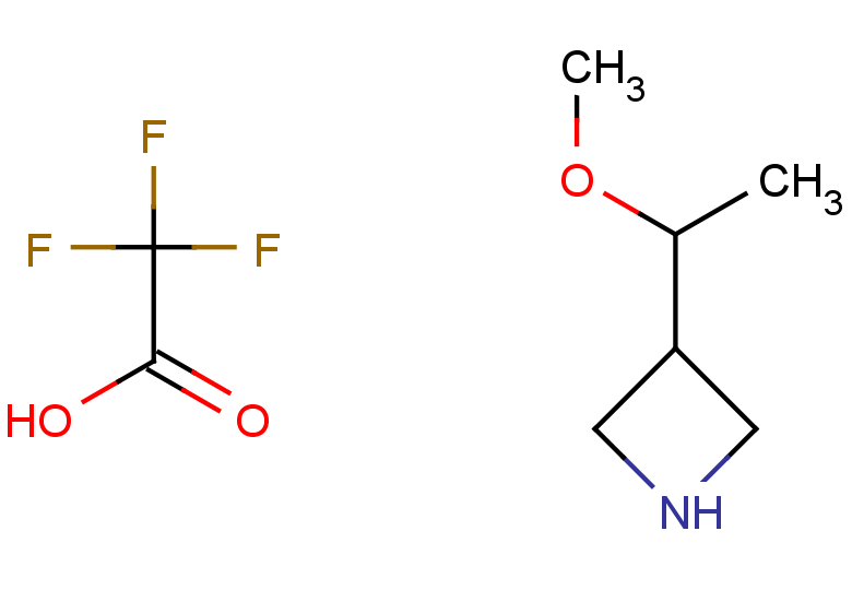2,2,2-trifluoroacetic acid; 3-(1-methoxyethyl)azetidine