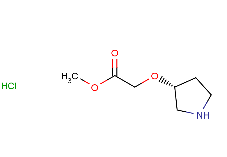methyl 2-[(3R)-pyrrolidin-3-yloxy]acetate hydrochloride