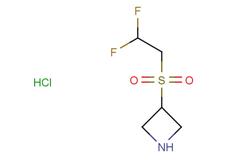 3-[(2,2-difluoroethane)sulfonyl]azetidine hydrochloride