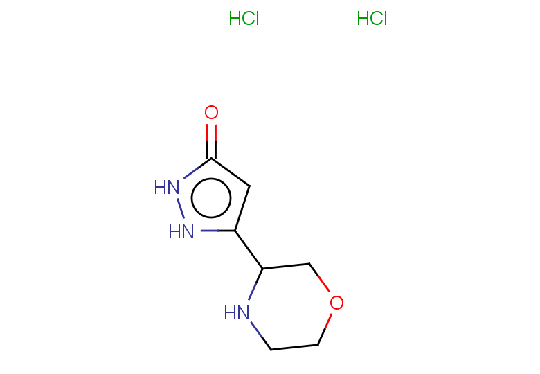 5-(morpholin-3-yl)-2,3-dihydro-1H-pyrazol-3-one dihydrochloride