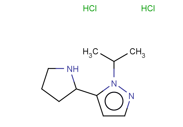 1-(propan-2-yl)-5-(pyrrolidin-2-yl)-1H-pyrazole dihydrochloride
