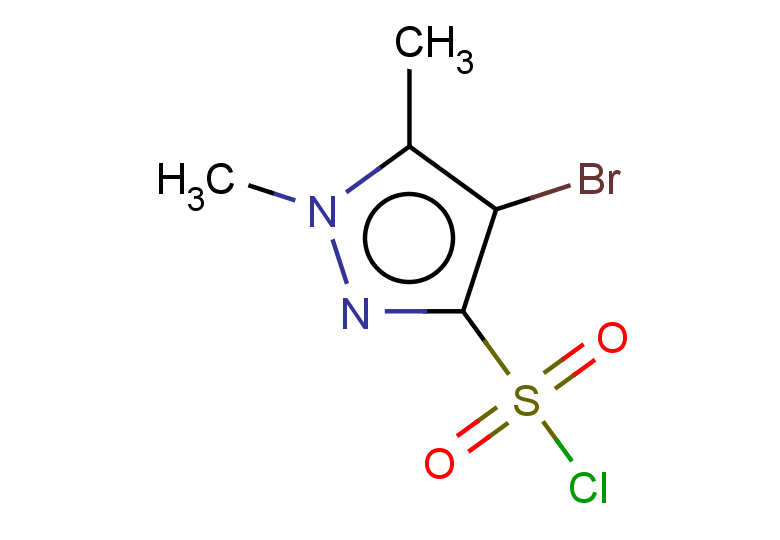 4-bromo-1,5-dimethyl-1H-pyrazole-3-sulfonyl chloride