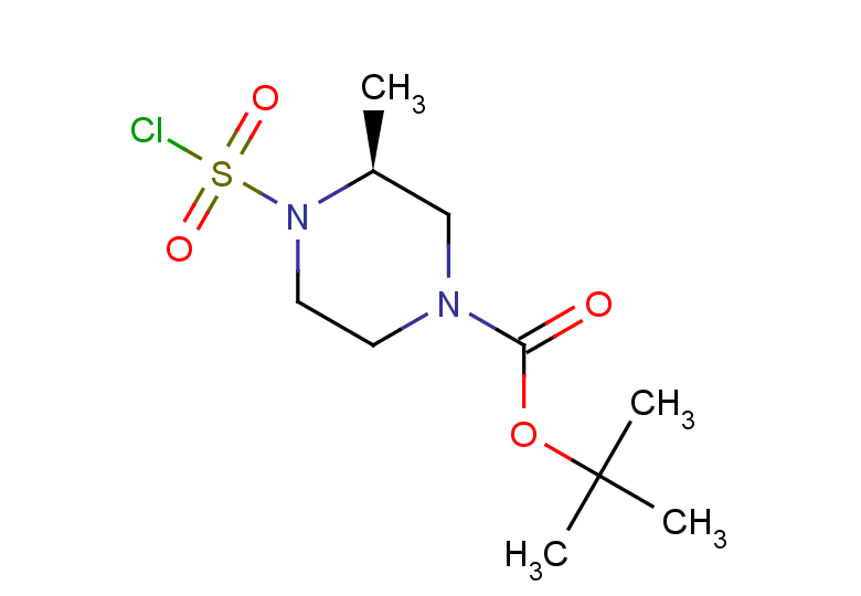 tert-butyl (3S)-4-(chlorosulfonyl)-3-methylpiperazine-1-carboxylate