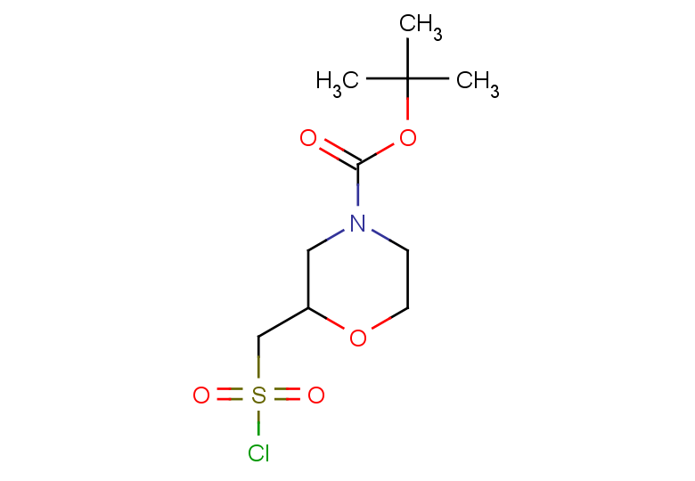 tert-butyl 2-[(chlorosulfonyl)methyl]morpholine-4-carboxylate