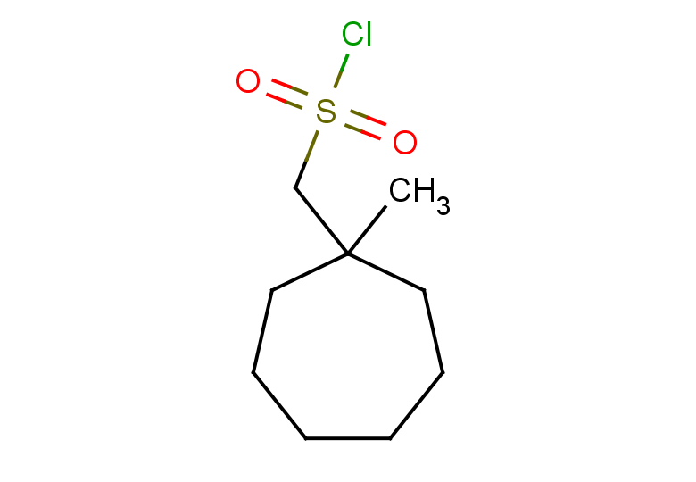 (1-methylcycloheptyl)methanesulfonyl chloride